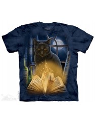 Чёрный котя читаем магическую книжку...